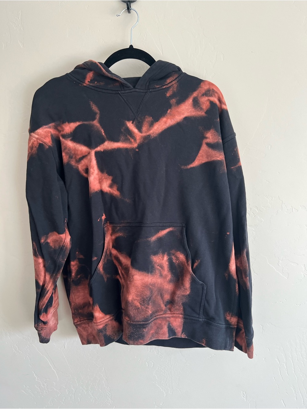 lululemon All Yours Hoodie Tie Dye Ancient Copper Black Size 12